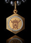Inspocco's 4:14 Medallion with Diamonds, inspired by Esther 4:14 and Nehemiah 4:14.