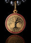 Inspocco's Roots & Branches Medallion with Rubies, inspired by Romans 11:16-18.