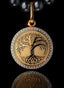 Inspocco's Roots & Branches Medallion with Diamonds, inspired by Romans 11:16-18.