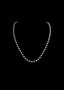 PRICELESS PEARL NECKLACE, SHORT (DARK GRAY)