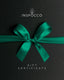 Inspocco gift certificate with green bow