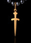 Back of Sword of the Spirit Medallion (Large) in gold, representing the weapon of divine truth.