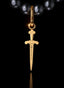 Back of Sword of the Spirit Medallion (Small) in gold, signifying divine truth and power.