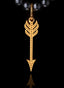 Back of Secret Weapon Medallion in 14K gold, reflecting God's perfect timing.